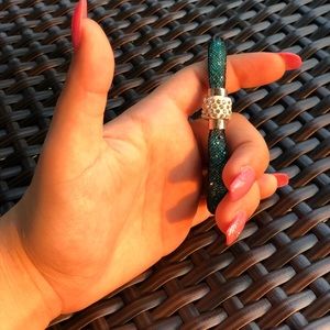 Jeweled crystal bracelet